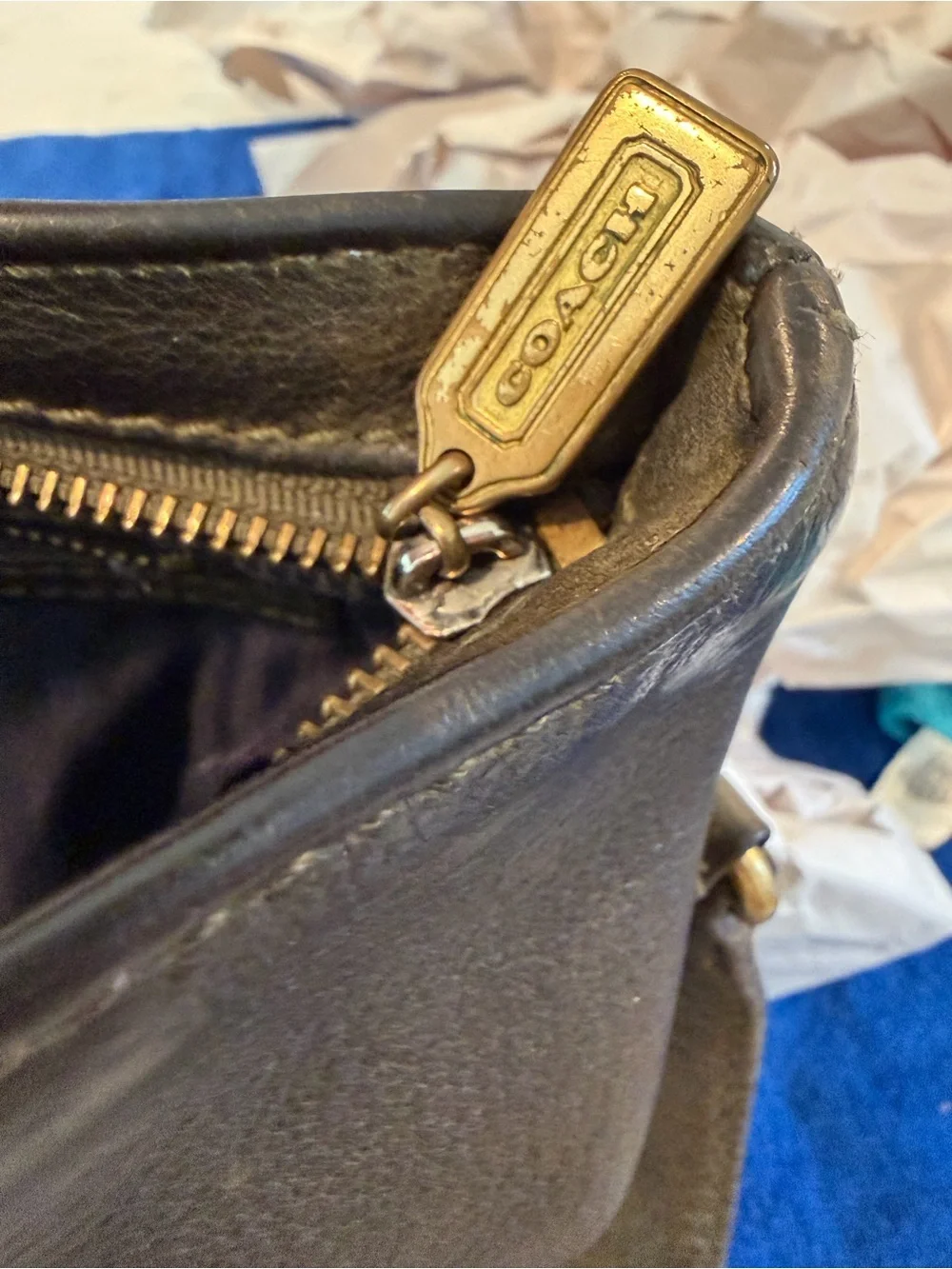Vintage 1995 Coach Sonoma Bucket Crossbody - Error Creed